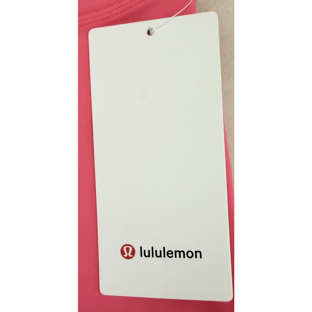 LULULEMON ALIGN HIGH RISE LEGGING 25” POCKETS GLAZE PINK SIZE 12 Waist 14.5”NWT - Picture 2 of 9